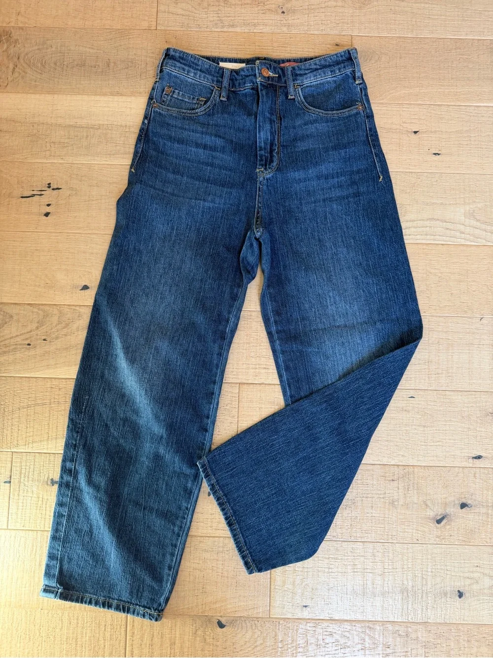 Pilcro woman’s Relaxed Dark Blue Denim Jeans